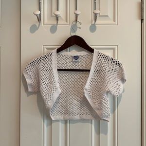 White Cardigan, Size XL, Young Colors